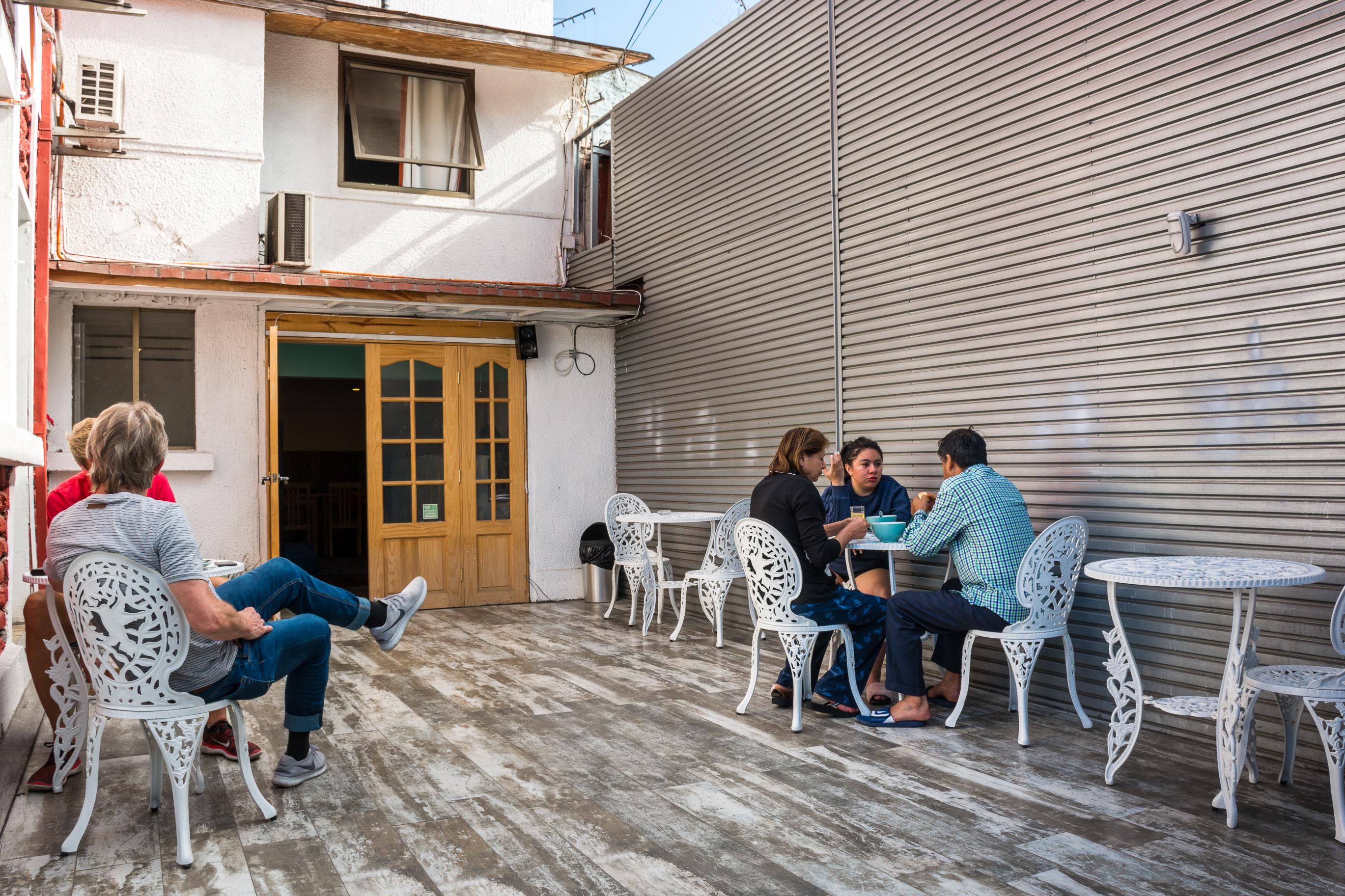 Hostal Casa Aborigen ซานติอาโก ภายนอก รูปภาพ