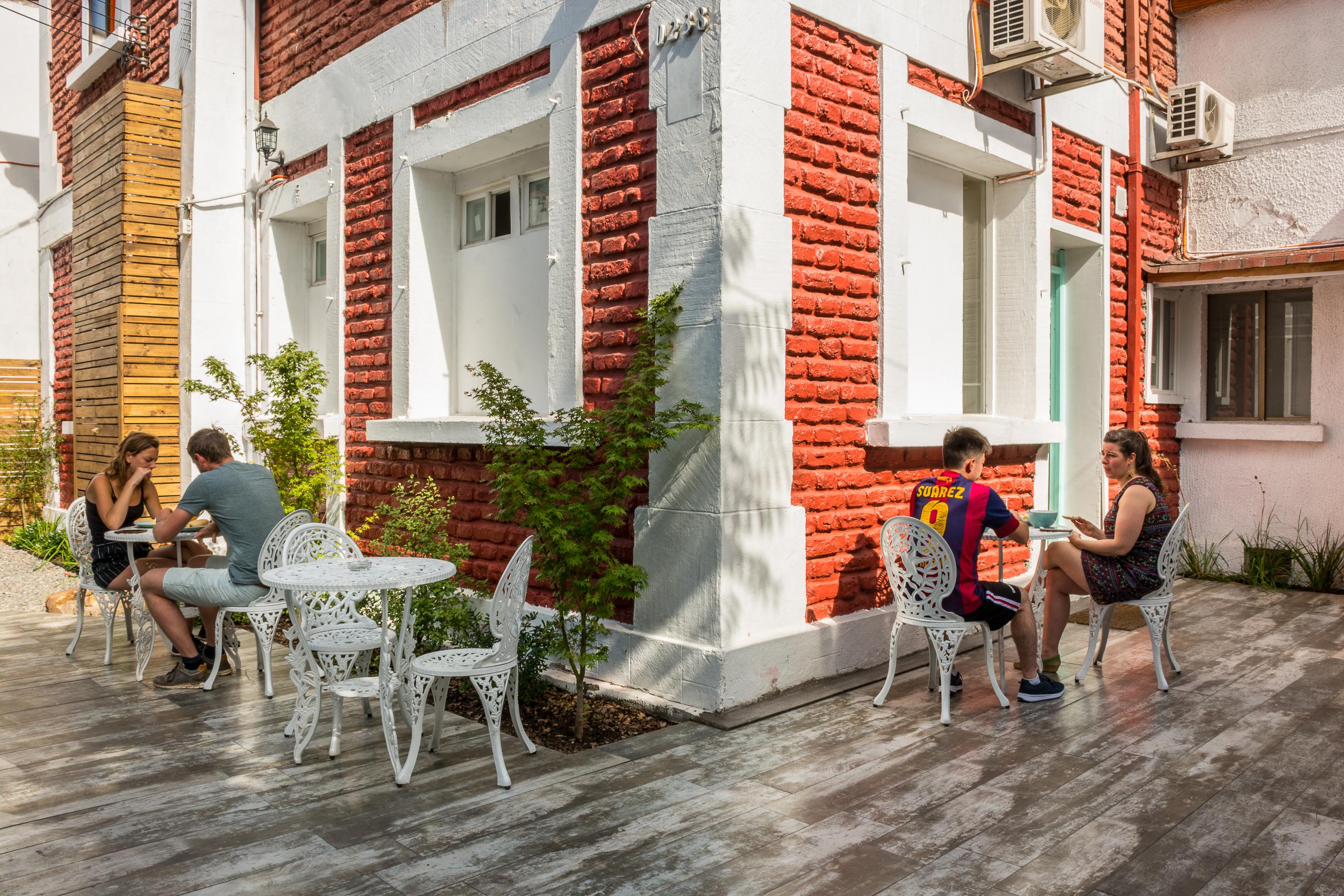 Hostal Casa Aborigen ซานติอาโก ภายนอก รูปภาพ