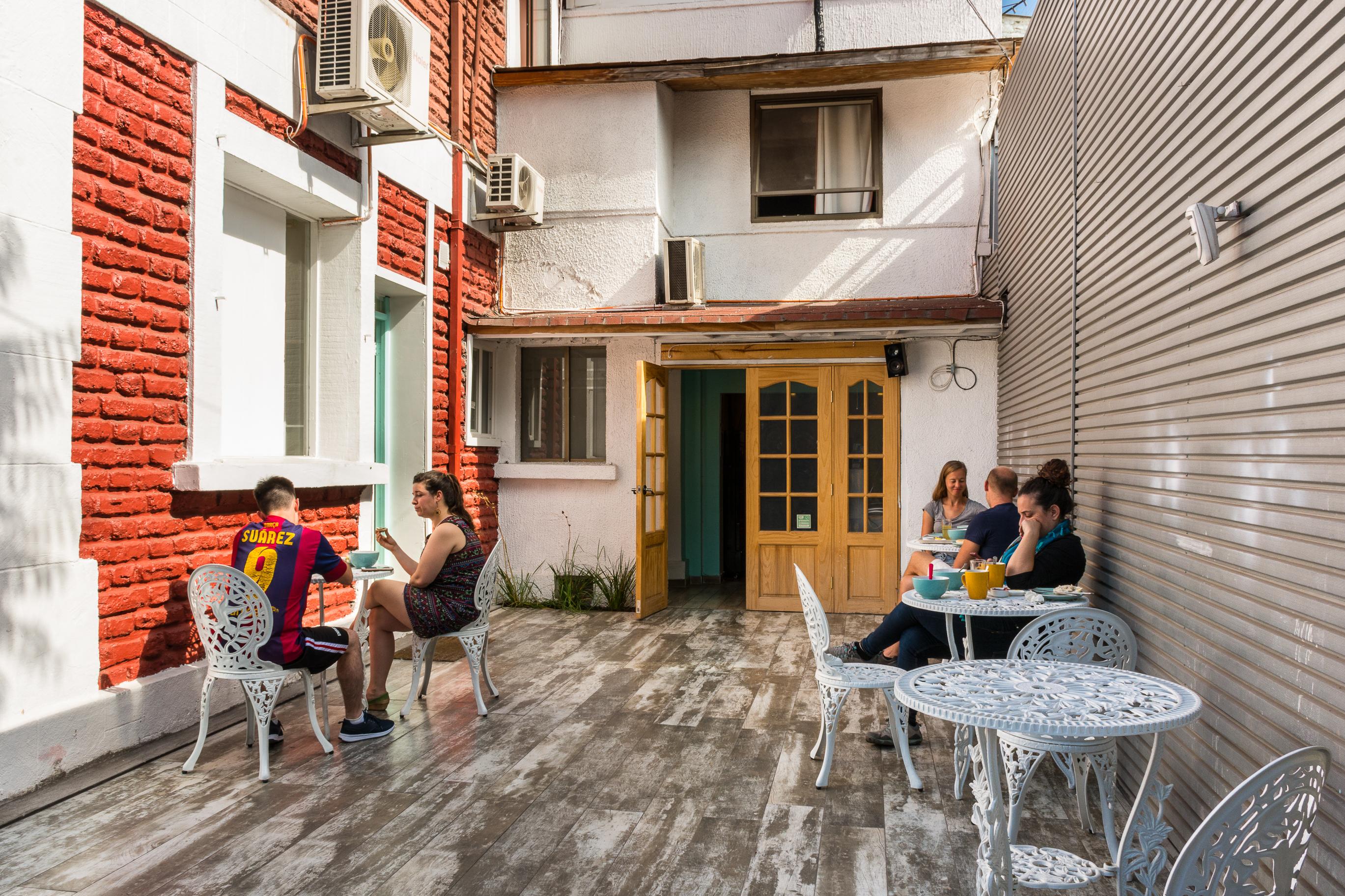 Hostal Casa Aborigen ซานติอาโก ภายนอก รูปภาพ